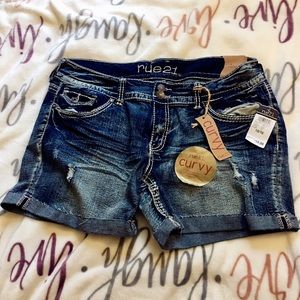 *NWT* Distressed Denim Shorts